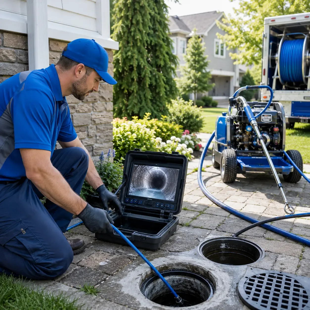 Outdoor drain cleaning professionals serving Charlotte, IA